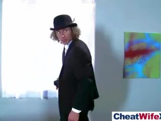 Sextape s podvádzanie cudzoložstvo pohlavne vzbudilo perfected milovník (lily láska) vid-18