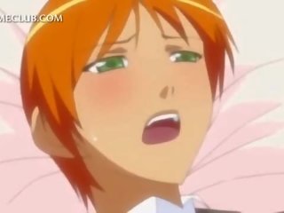 無盡 褐髮女郎 服用 公雞 在 濕 的陰戶 從 背後