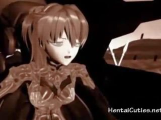 Sexually aroused хентай ескорт трахкав по aliens