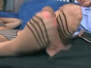 Kagney σε απόλυτος seamed ζαρτιέρες χορήγηση footsex και γαμήσι