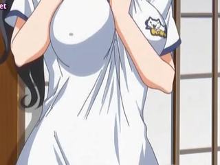 Sự quyến rủ hentai cậu bé tóc nâu giật