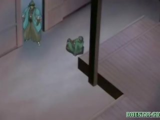 Jaapani hentai heroes koos bigtits sügav perses tema wetpussy